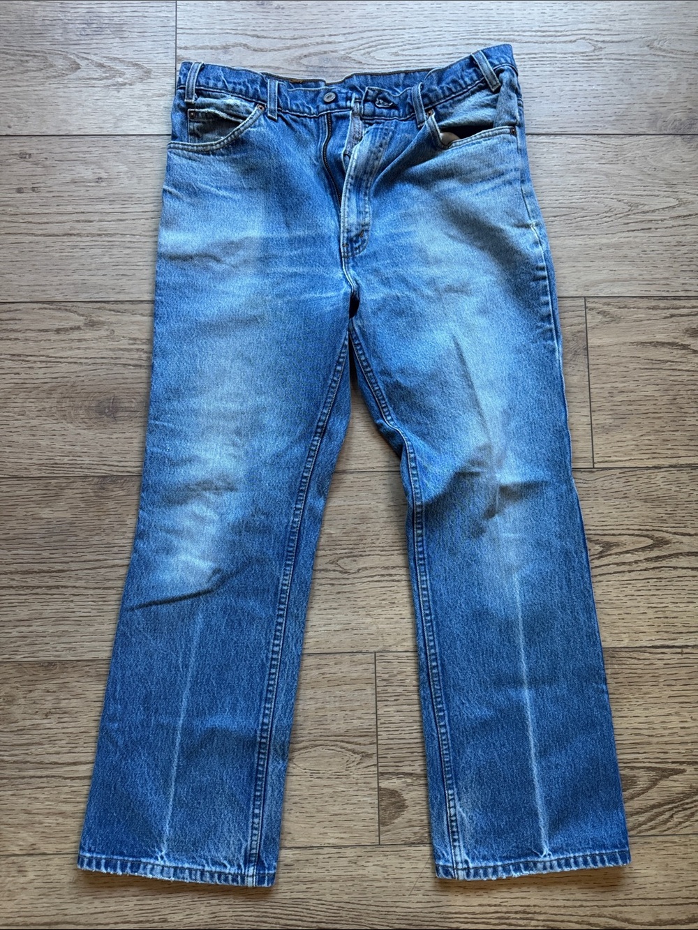 Levi's Classic Straight Leg Blue Jeans